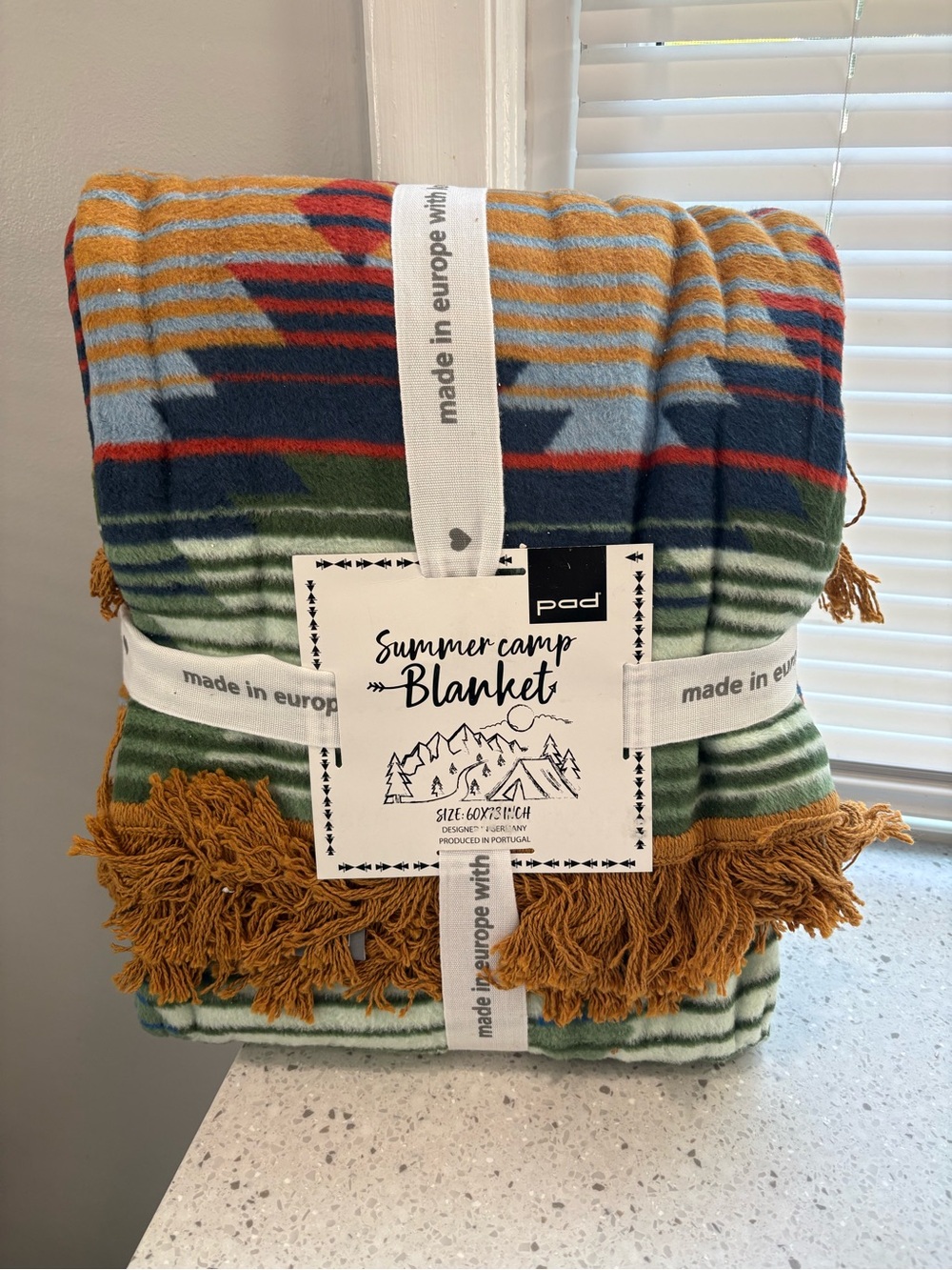 New In Package Pad Concept
Summer Camp Fringe
Oversized Throw-multi color